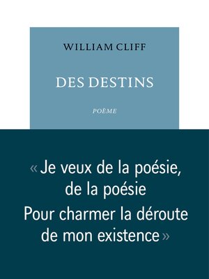 cover image of Des destins
